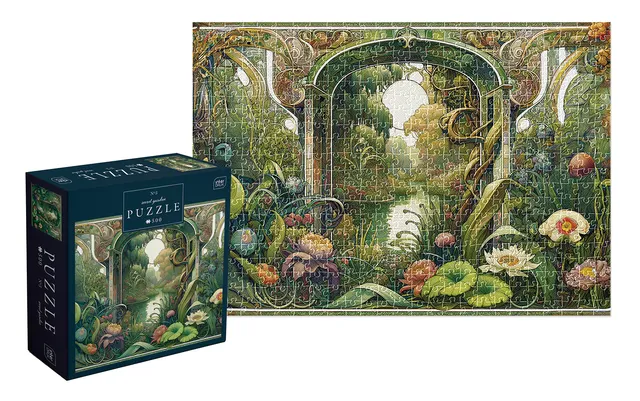 interdruk-puzzle-500-teile-geheimnisvoller-garten-47-x-33-cm image 1