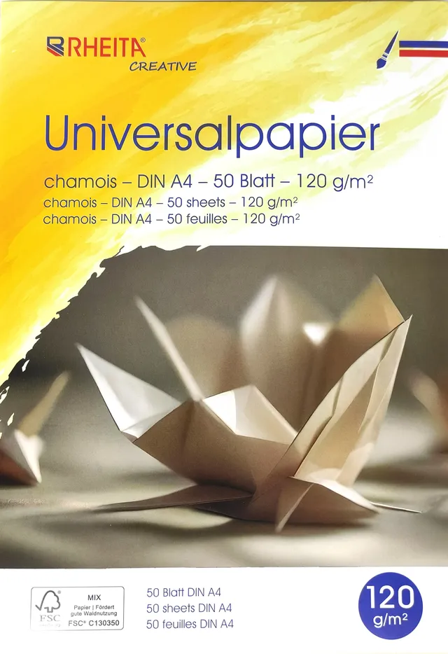 rheita-universalpapier-a4-120g-m-chamois-50-blatt-fsc-mix image 1