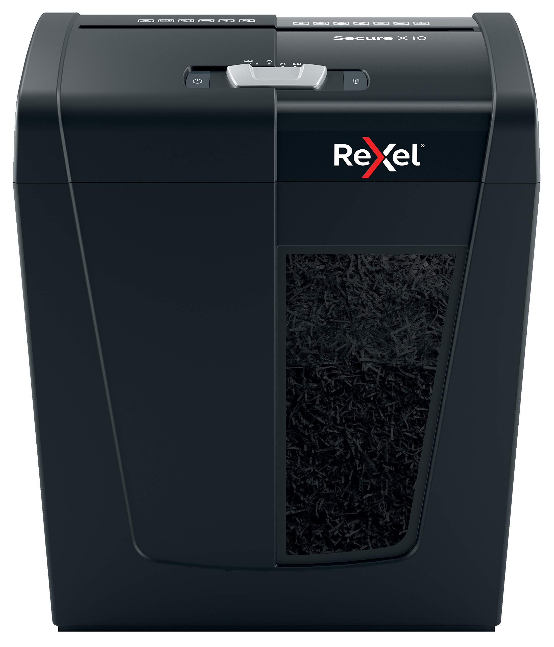 rexel-secure-x10-sl-aktenvernichter-partikelschnitt-p4-10-blatt-18l image 7