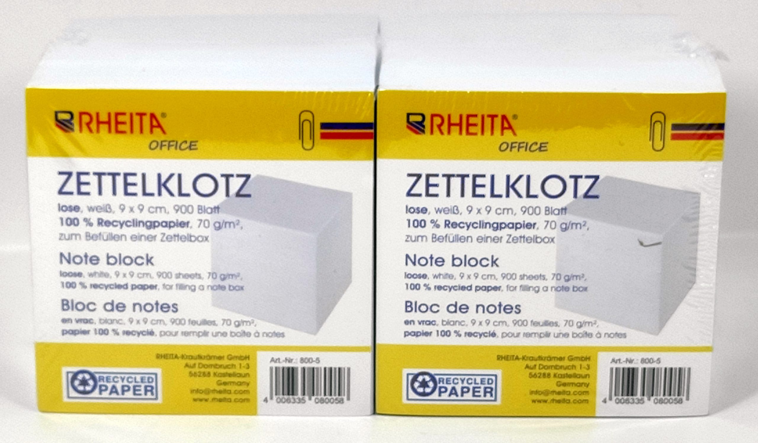 rheita-zettelklotz-lose-8-5x8-5-cm-850-blatt-recycling-wei-70g-m image 4