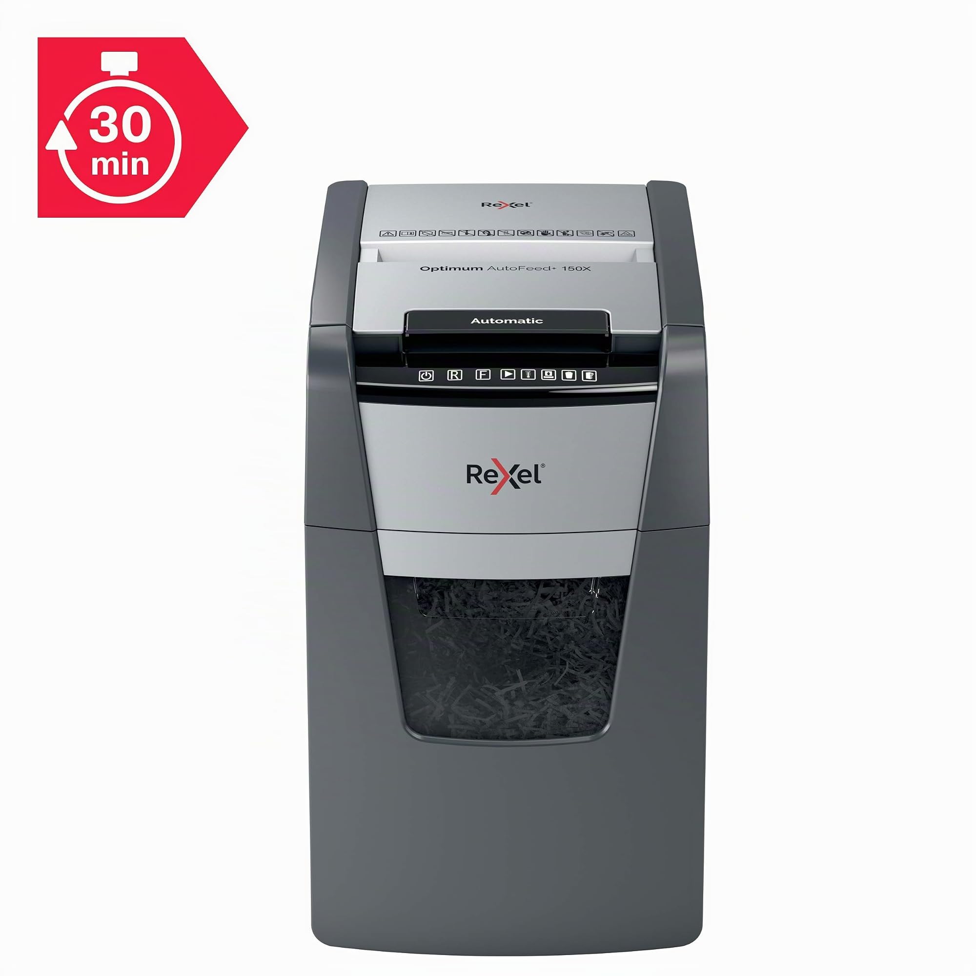 rexel-optimum-autofeed-150x-automatischer-aktenvernichter-p4-150-blatt image 8