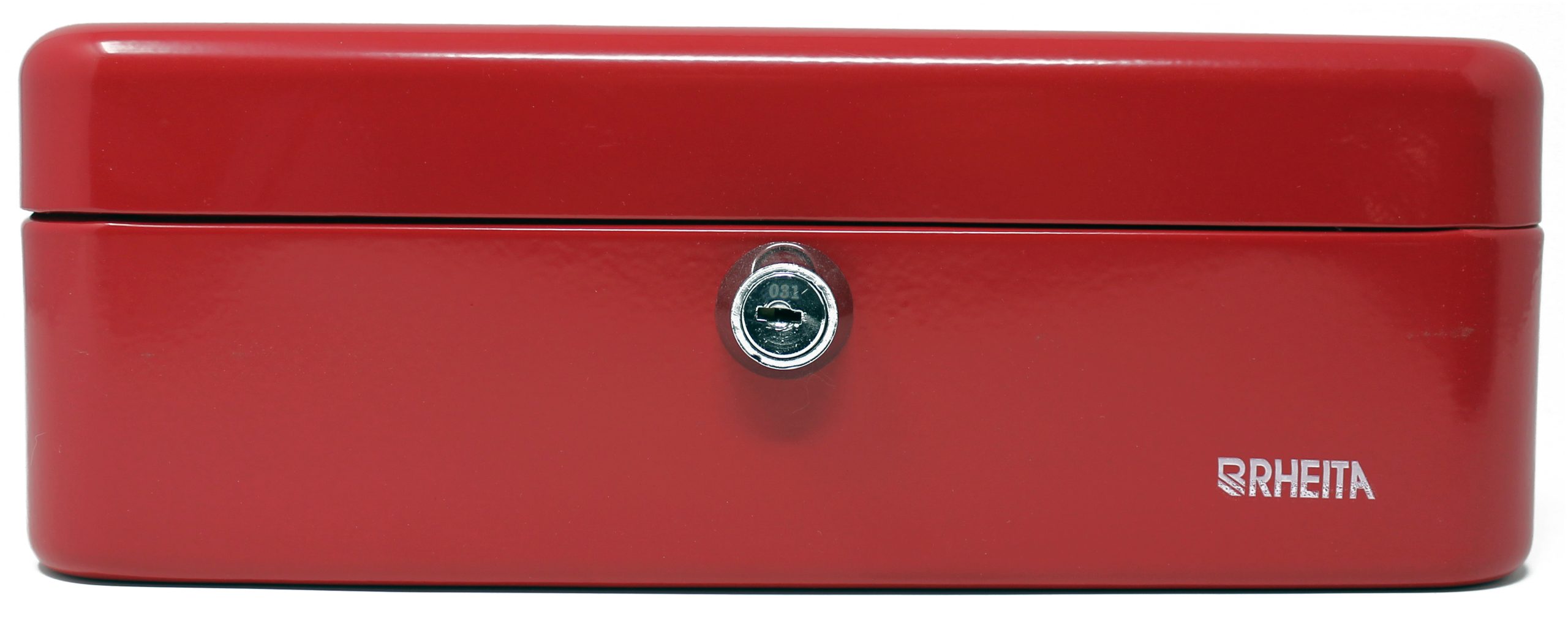 rheita-geldkassette-aus-metall-rot-250-x-180-x-80-mm-mit-kunststoffeinsatz image 1