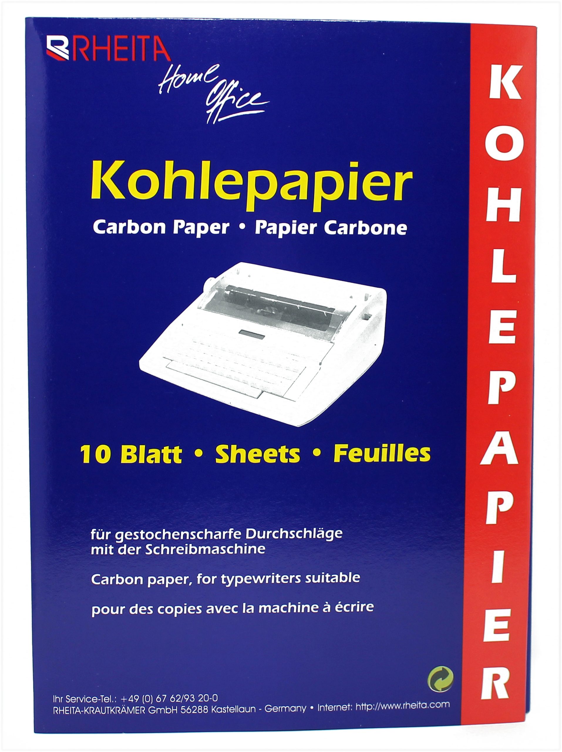 rheita-kohlepapier-a4-schwarz-10-blatt-in-mappe image 1