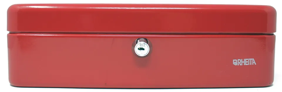 rheita-geldkassette-metall-300x240x90-mm-mit-einsatz-rot image 1