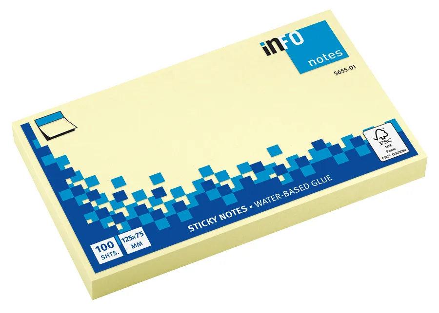 rheita-haftnotizen-125x75-mm-100-blatt-gelb image 1