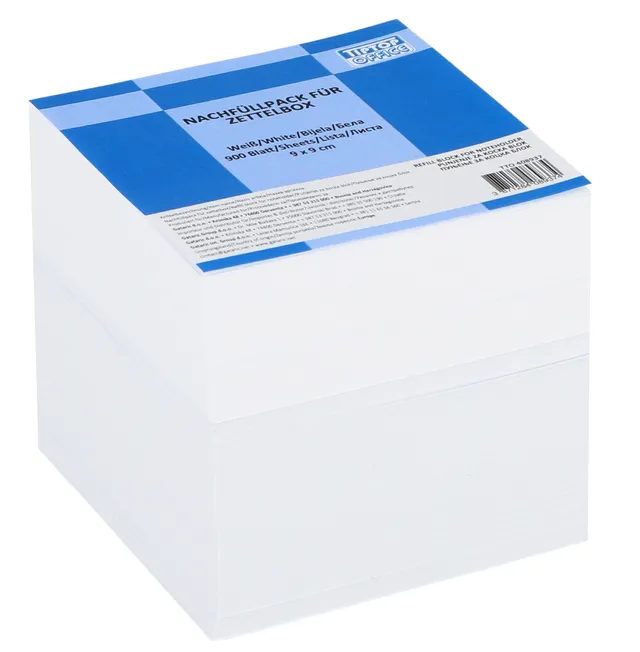 rheita-gataric-nachf-llpack-f-r-zettelbox-wei-9x9cm-900-blatt-einseitig-geleimt image 1