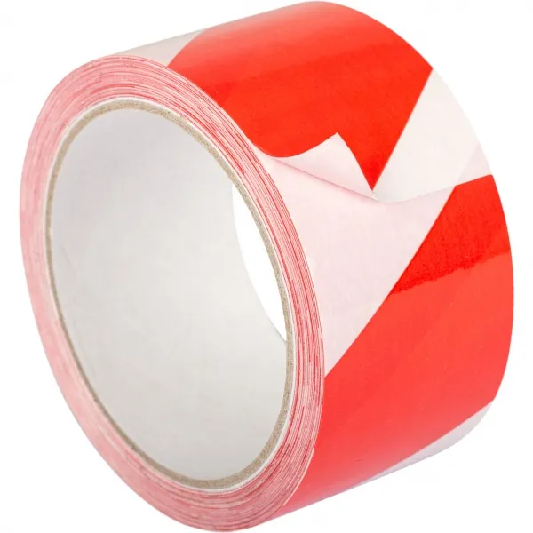 rheita-warnband-schraffiert-wei-rot-66-m-x-50-mm-selbstklebend image 1