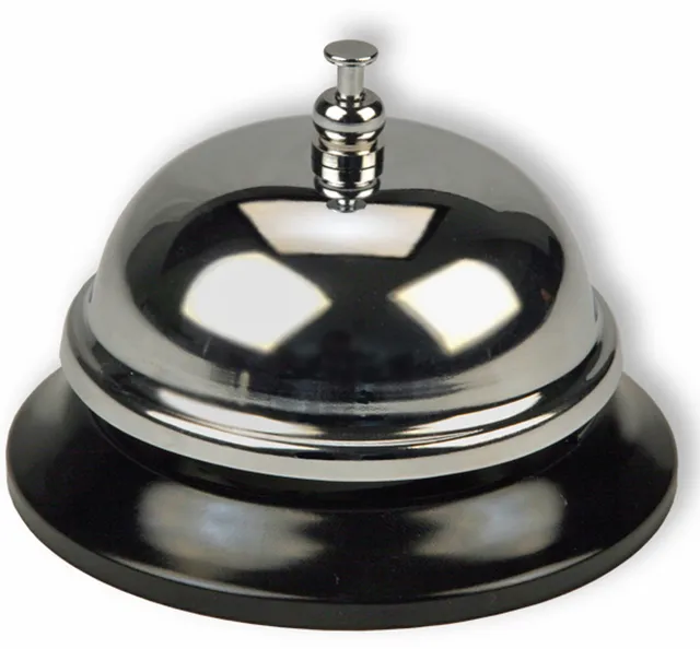 rheita-tischklingel-ganzmetall-8-5-cm-schwarz-verchromt image 1