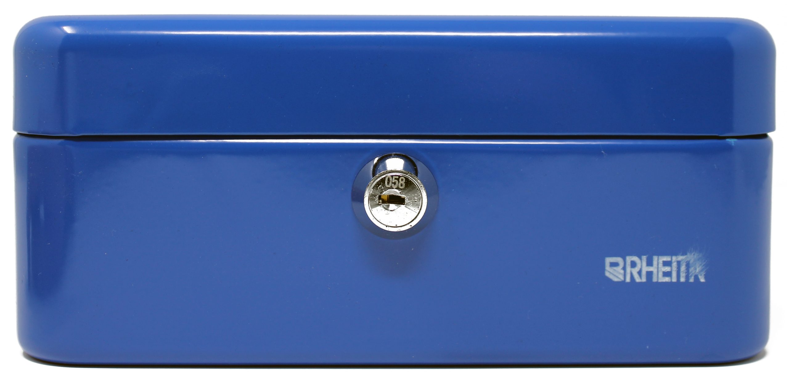 rheita-geldkassette-metall-blau-200-x-160-x-90-mm-mit-kunststoffeinsatz image 1