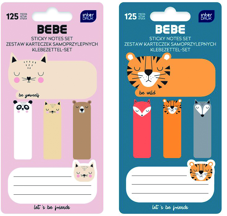 interdruk-bebe-friends-haftnotiz-und-index-streifen-set-125-teile image 1