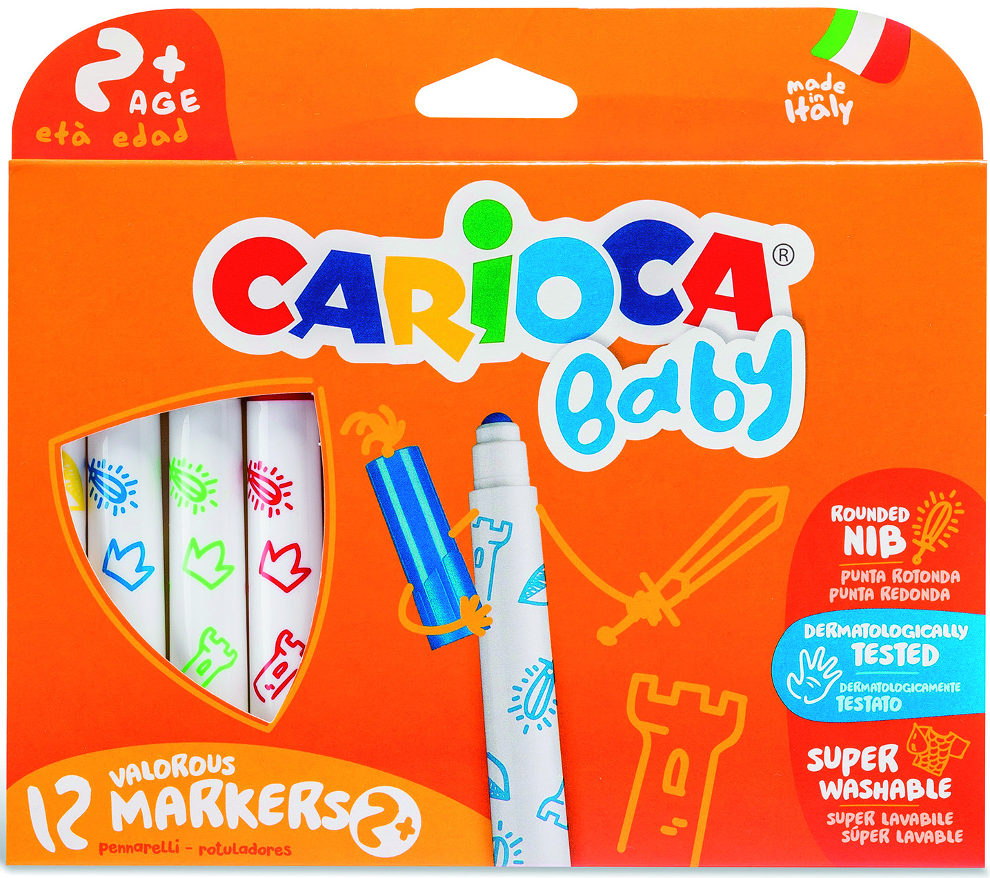 carioca-baby-fasermaler-12-st-ck-ab-24-monate image 1