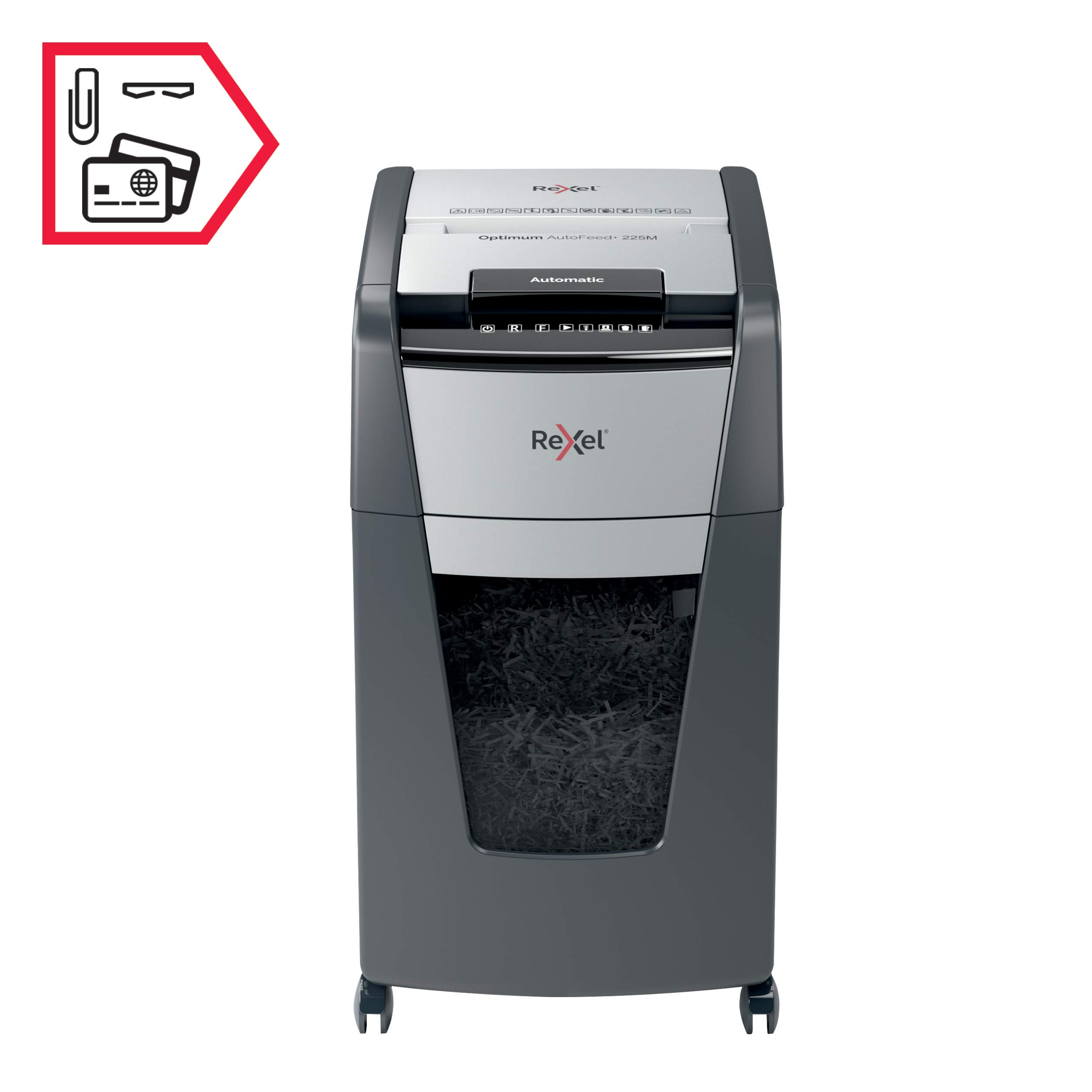 rexel-optimum-autofeed-225m-aktenvernichter-mikroschnitt-p5-225-blatt-60l image 5