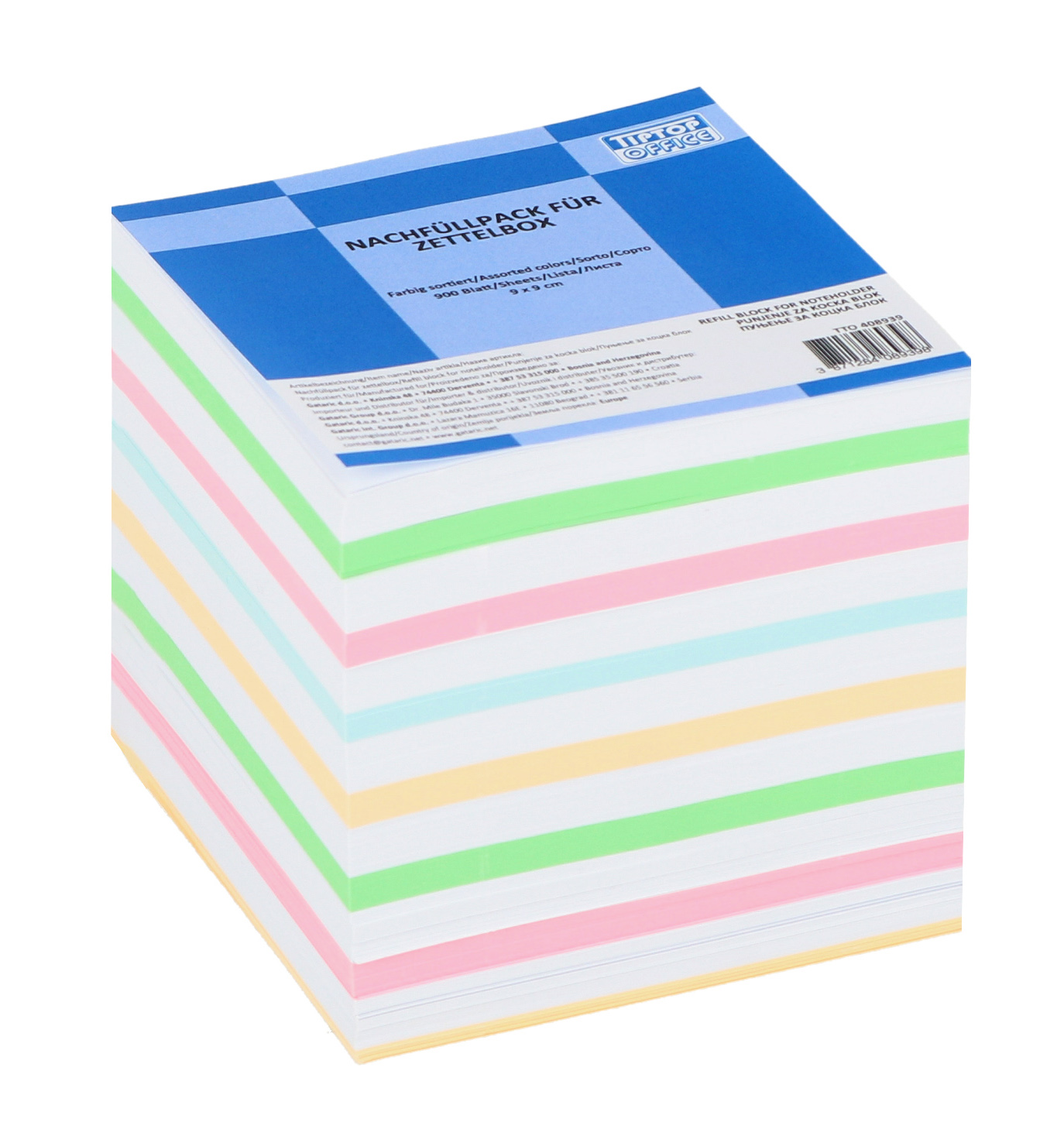 gataric-nachf-llpack-f-r-zettelbox-9x9-cm-wei-farbig-900-blatt-lose image 1