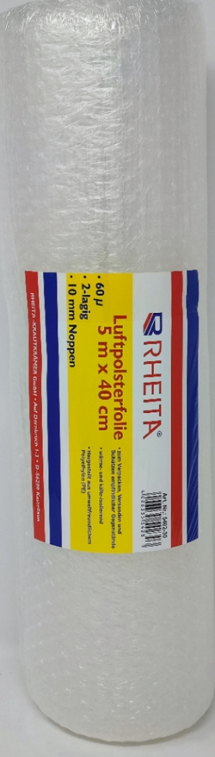 rheita-luftpolsterfolie-40cm-x-5m-60my-transparent image 1