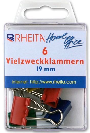 rheita-foldback-klammern-19-mm-farblich-sortiert-6-st-ck-in-klarsichtbox image 1