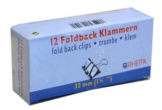 rheita-foldback-klammern-32-mm-schwarz-12-st-ck-in-pappschachtel image 1