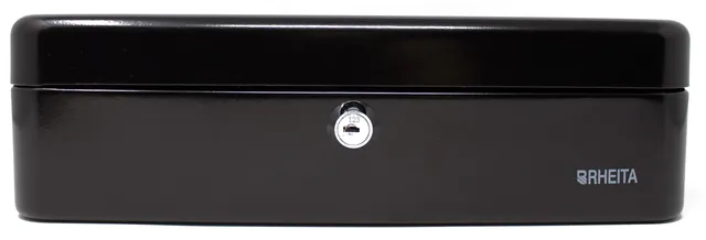 rheita-geldkassette-metall-schwarz-300x240x90-mm-mit-einsatz image 1