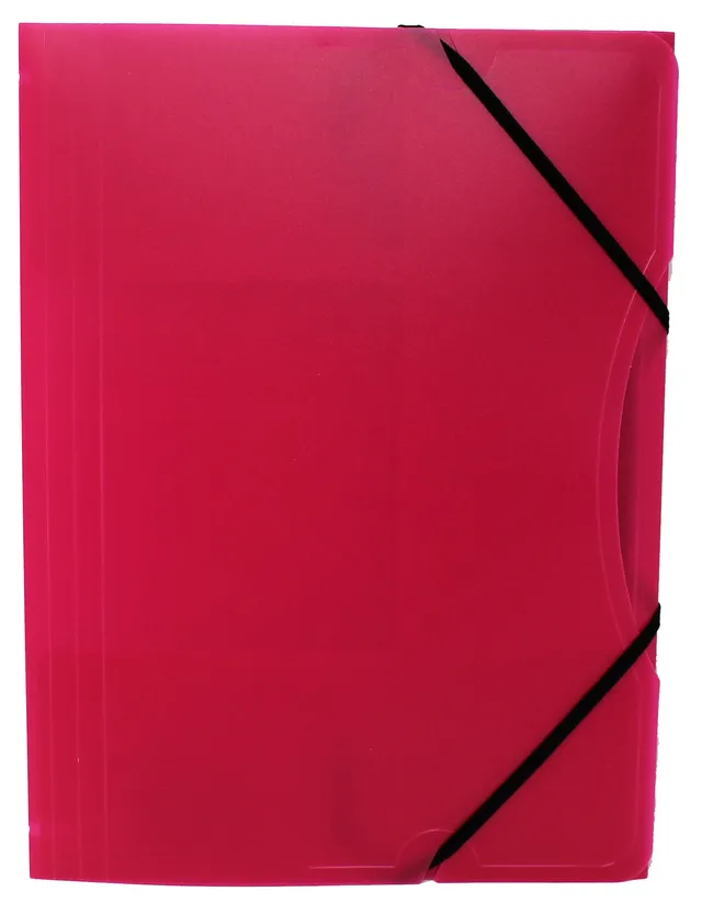 rheita-gummizugmappe-a4-aus-pp-in-pink-mit-visitenkartenfach image 1