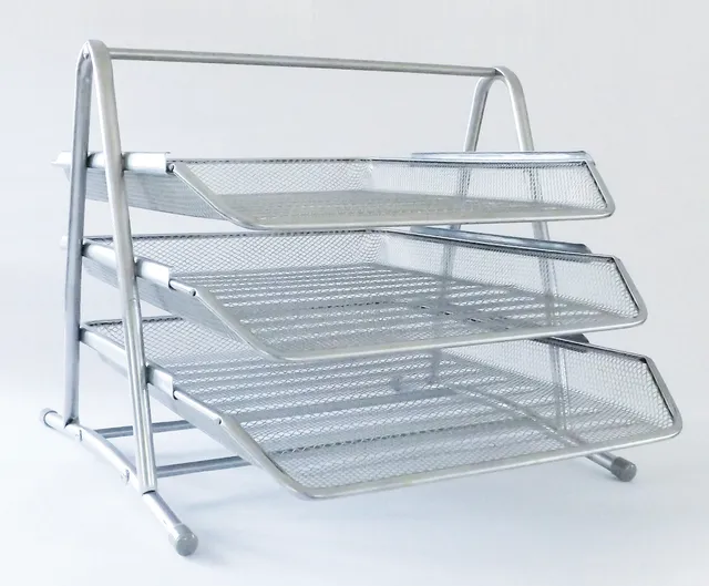 rheita-dokumenten-ablage-mesh-metall-silber-mit-3-sch-ben image 1