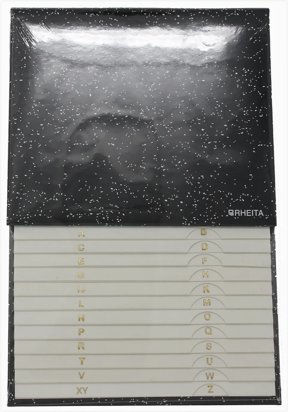rheita-telefonschuppenregister-schwarz-mit-wei-en-punkten-16-0-x-24-0-cm image 1