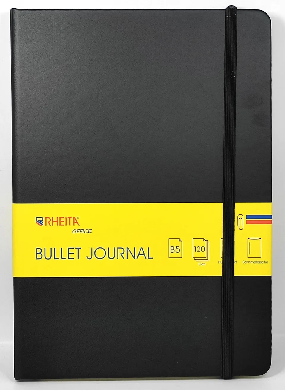 rheita-bullet-journal-b5-notizbuch-dots-120-blatt-schwarz image 1