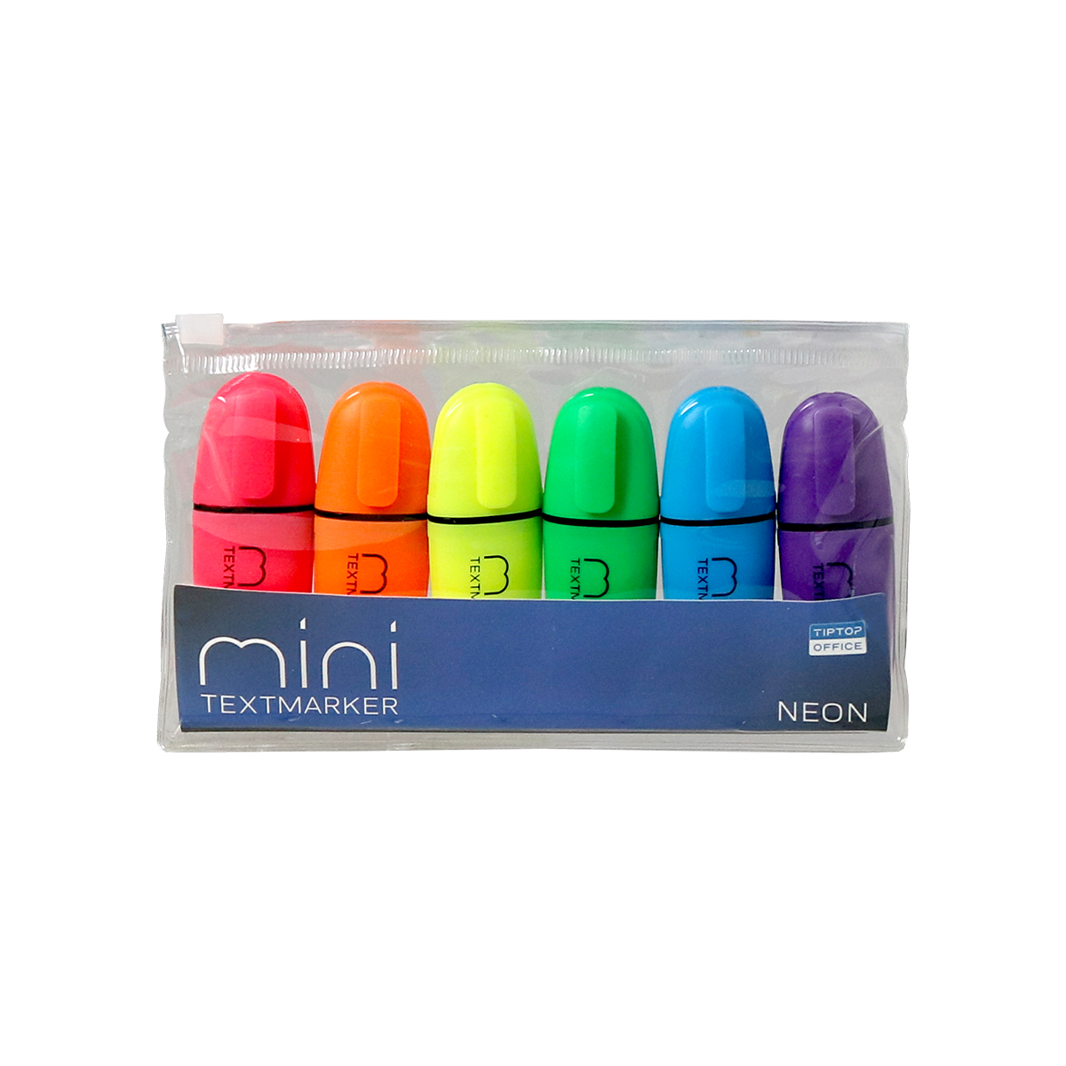 gataric-mini-textmarker-6er-neon-keilspitze-1-4-mm-wasserbasiert image 1