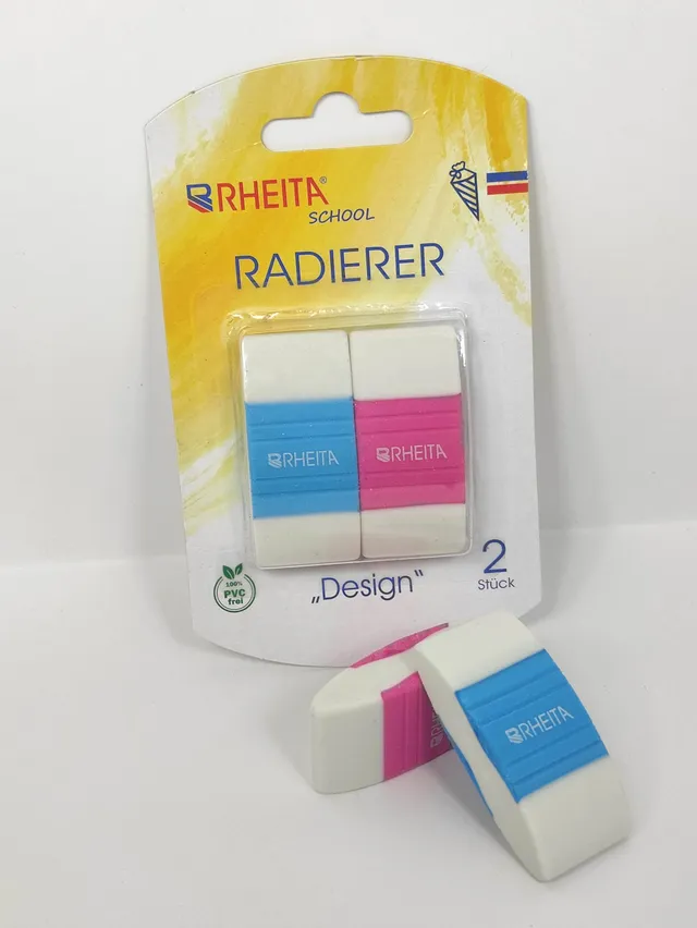 rheita-design-radierer-2-st-ck-pvc-frei-55x23x14mm-sortiert image 1