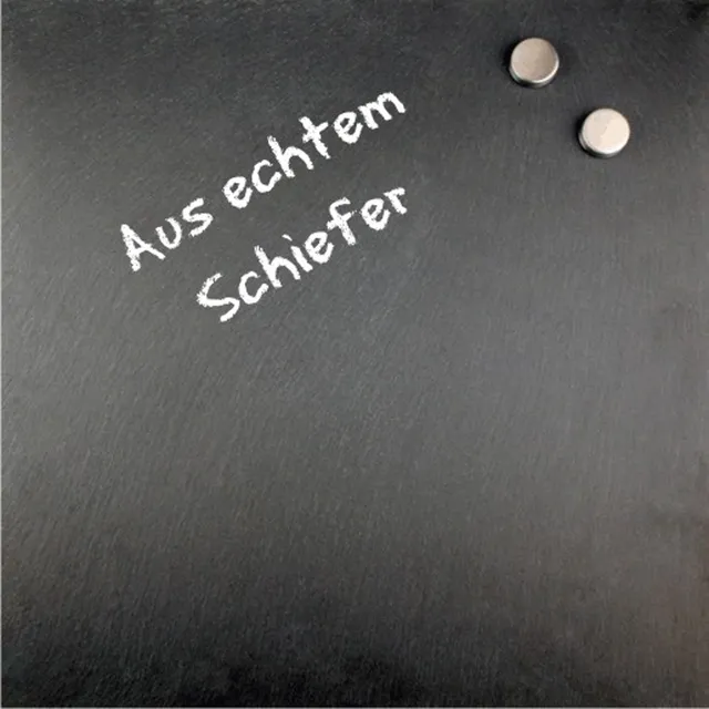rheita-magnettafel-aus-echtem-schiefer-40-x-40-cm-schwarz-inkl-magnete image 1