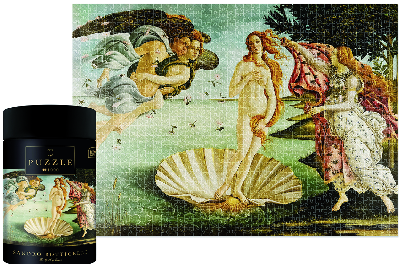 rheita-interdruk-puzzle-die-geburt-der-venus-1-000-teile-67-x-48-cm-runde-box image 1
