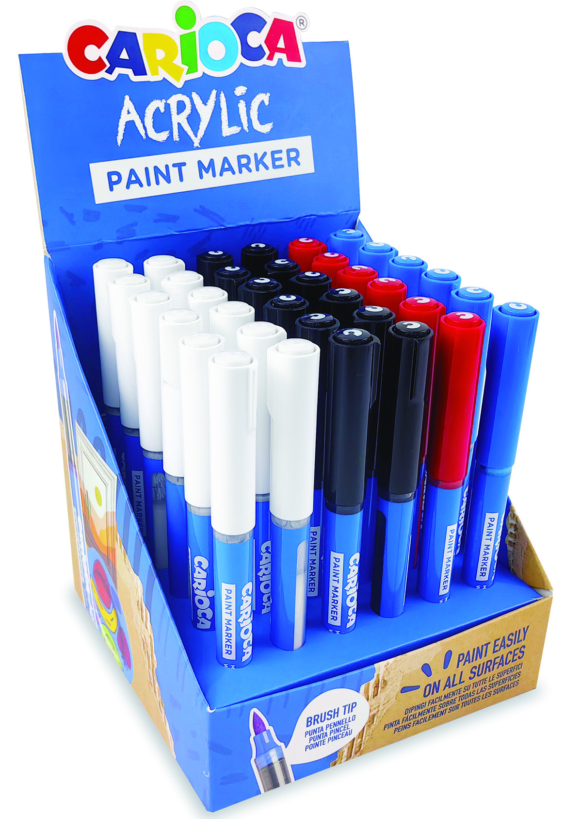 rheita-carioca-acrylic-marker-pinsel-spitze-display-36-st-ck image 1