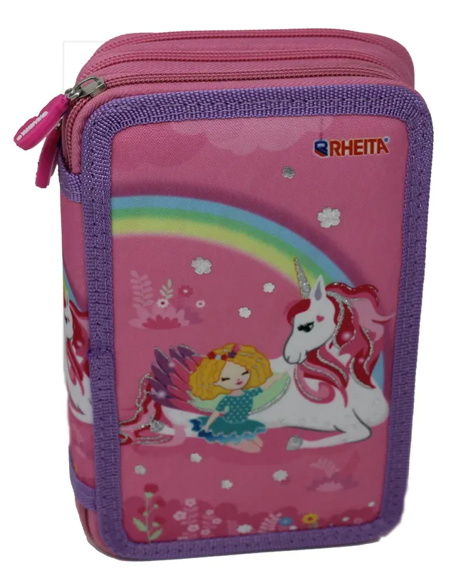 rheita-tripledecker-sch-leretui-52-tlg-motiv-fairy-girl-pink image 1