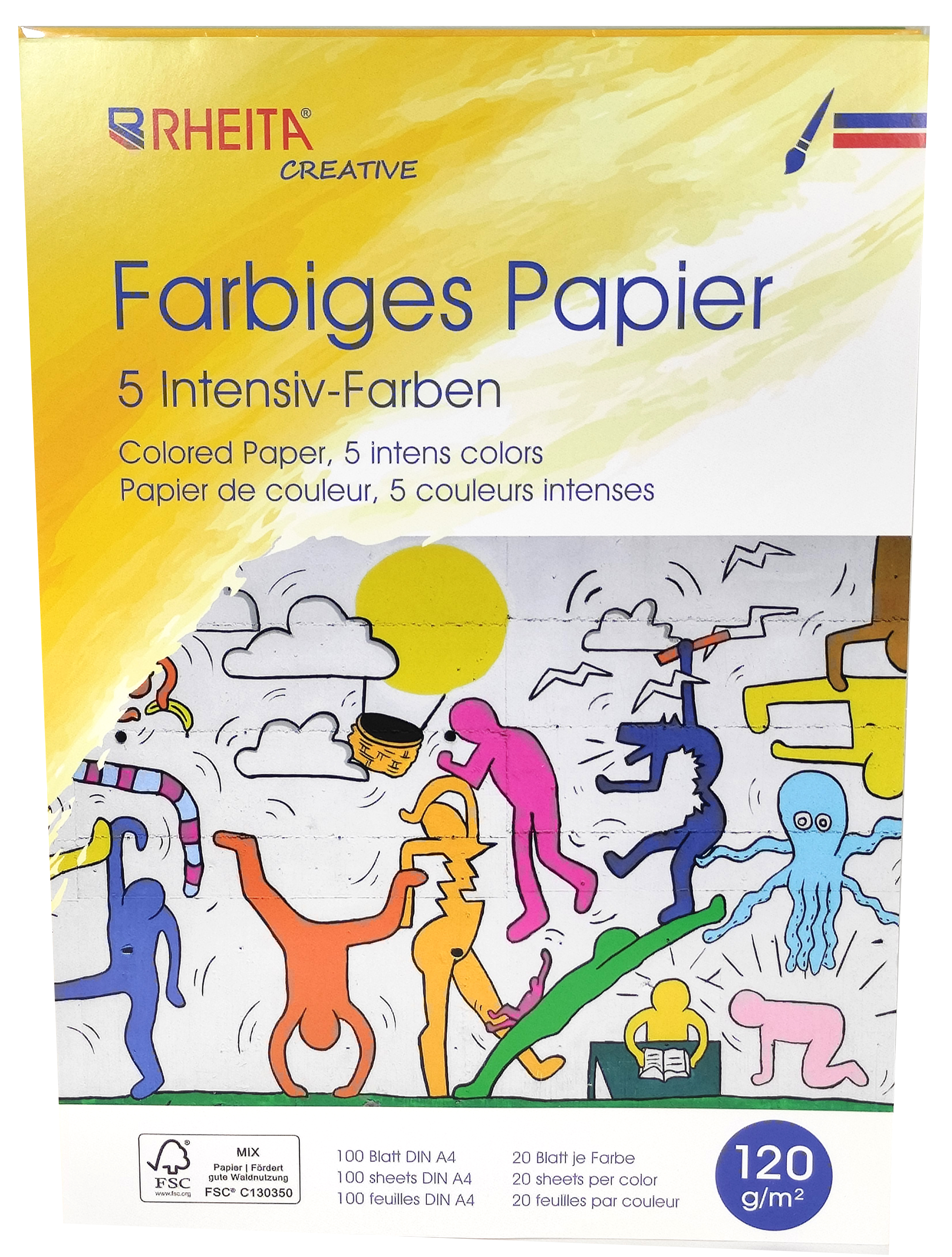 rheita-farbiges-universalpapier-100-blatt-a4-120g-m-5-intensivfarben image 1