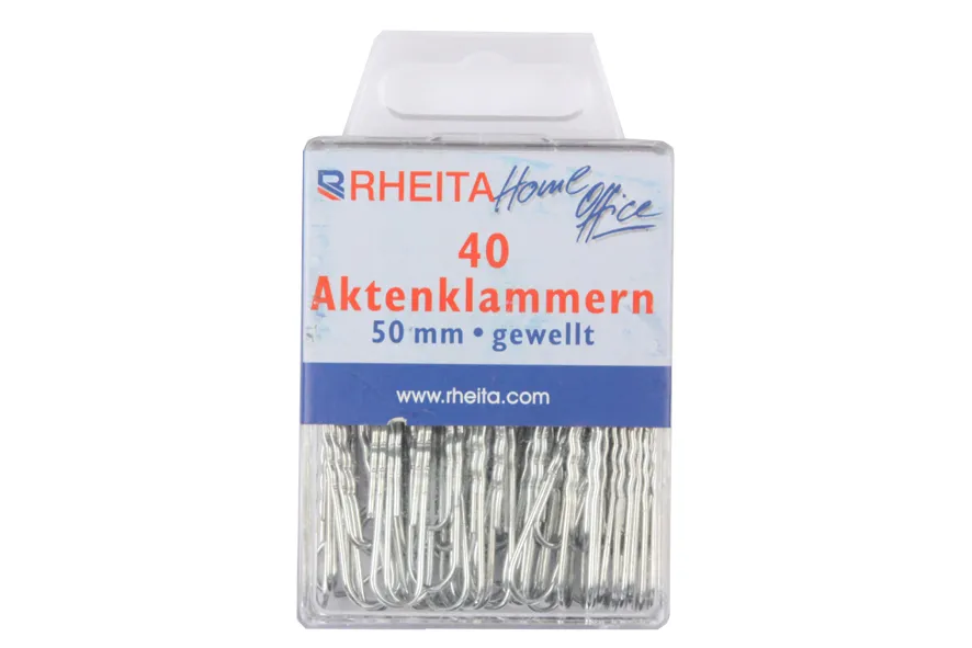 rheita-aktenklammern-gewellt-50-mm-silber-40-st-ck image 1