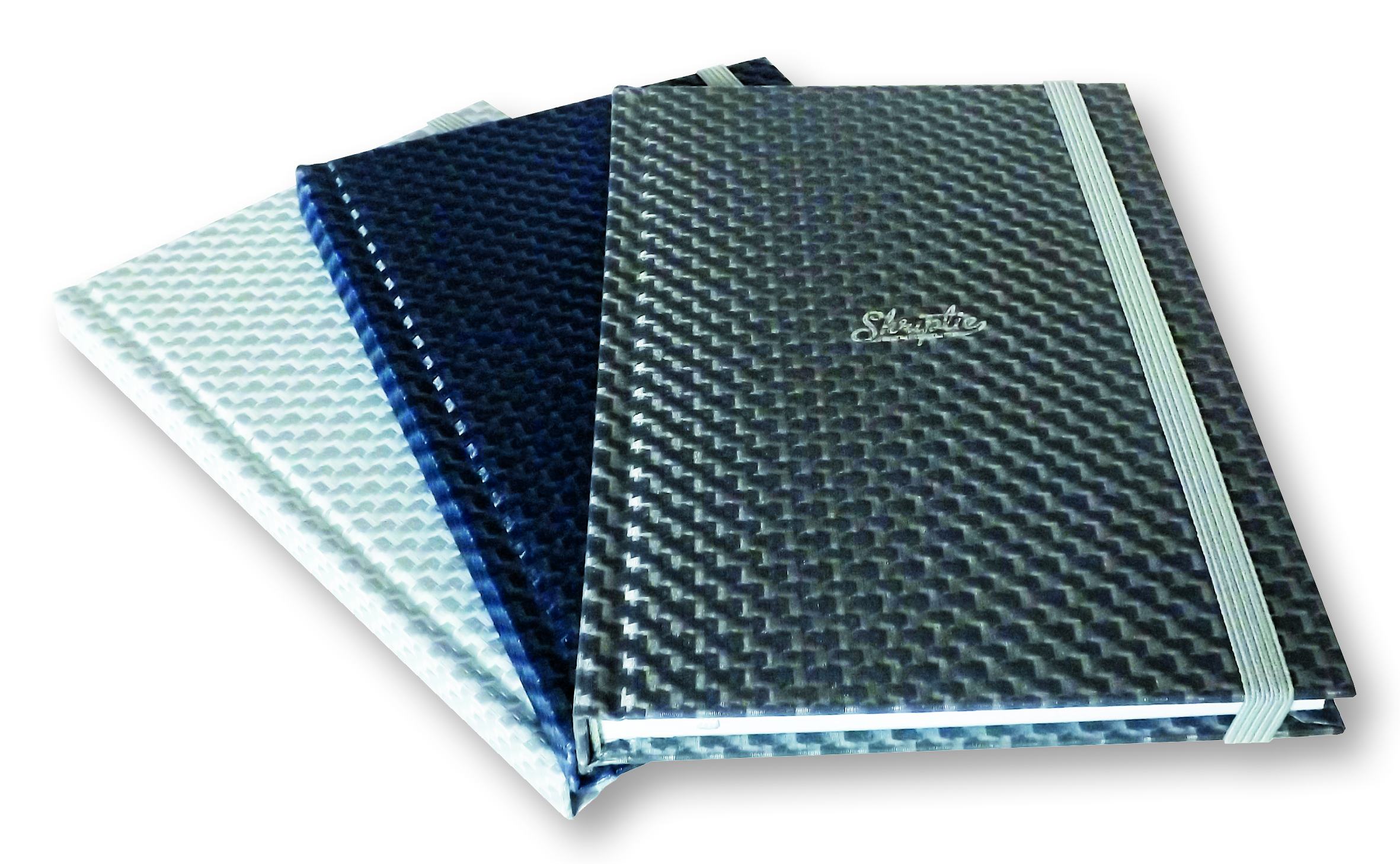 rheita-kladde-carbon-a5-kariert-96-blatt-3er-set-metallic image 2