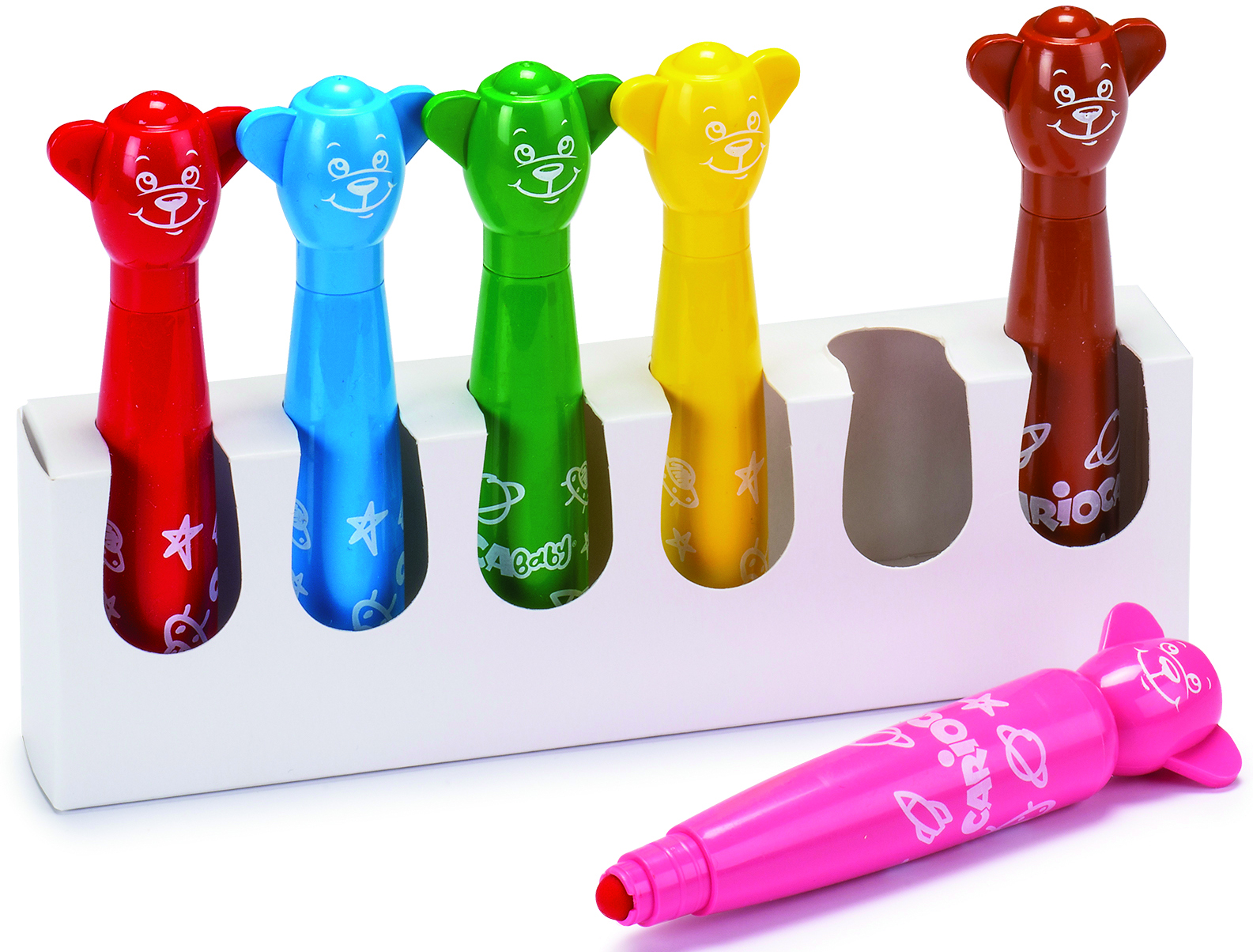 carioca-baby-teddy-fasermaler-6-st-ck-ab-12-monate-auswaschbar image 2