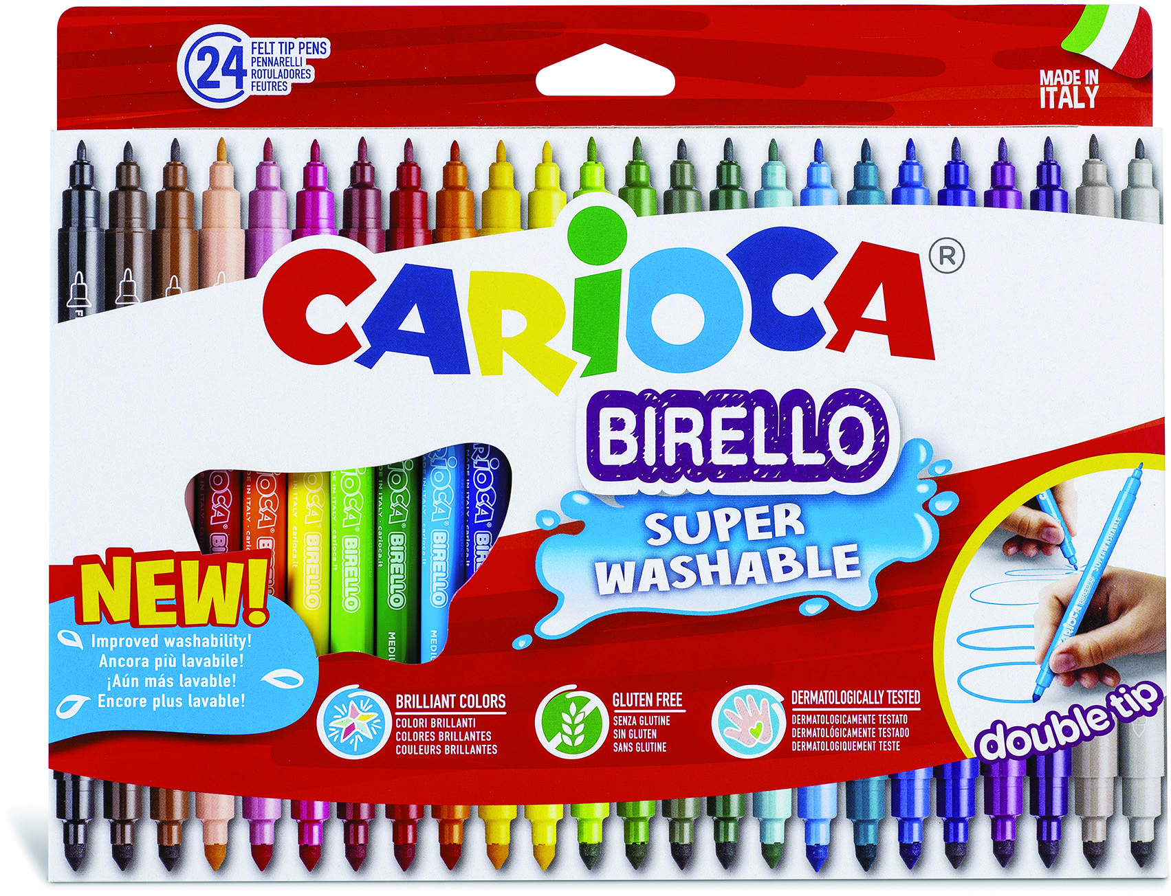 carioca-birello-2-spitz-fasermaler-24-st-ck-4-7-mm-und-2-6-mm image 1