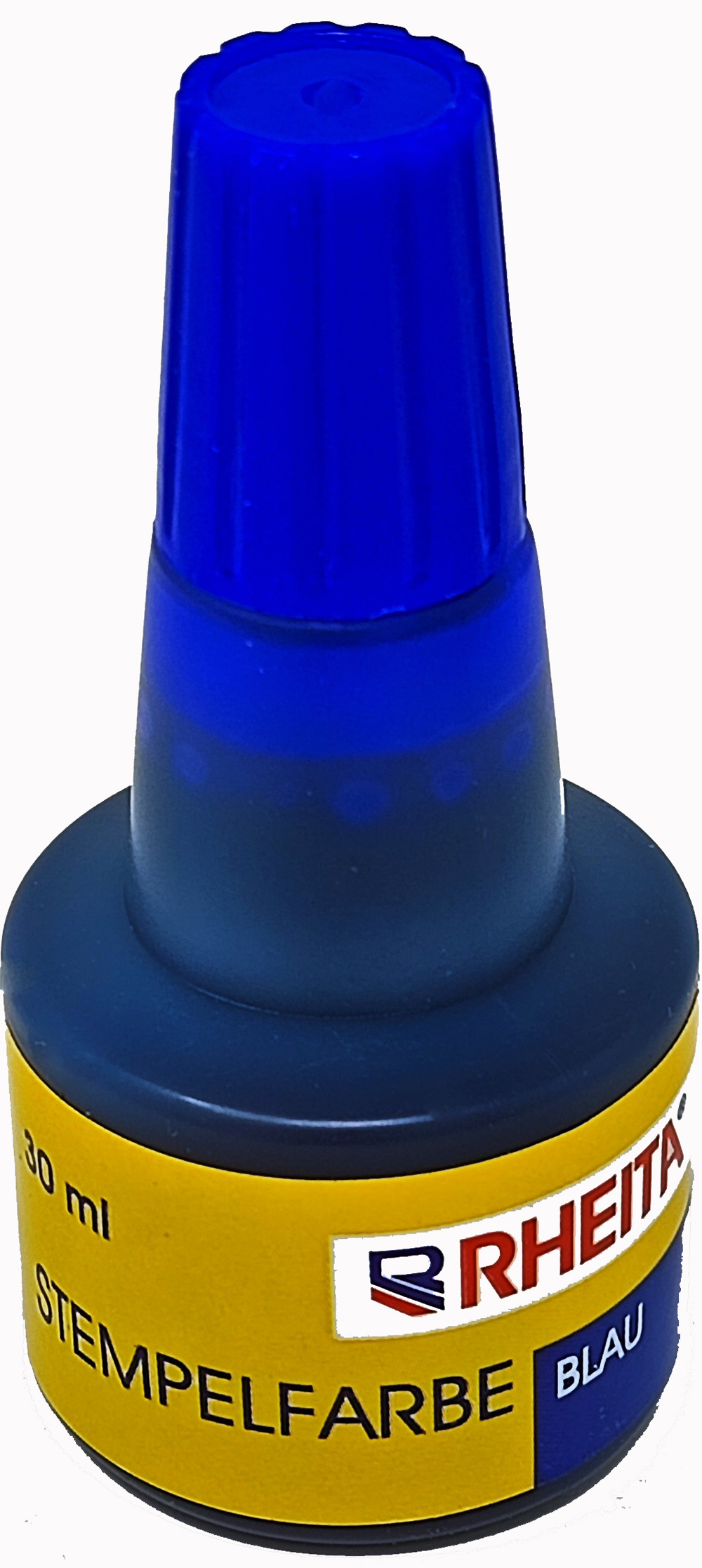 rheita-stempelfarbe-ohne-l-30ml-blau-kartonschachtel image 2
