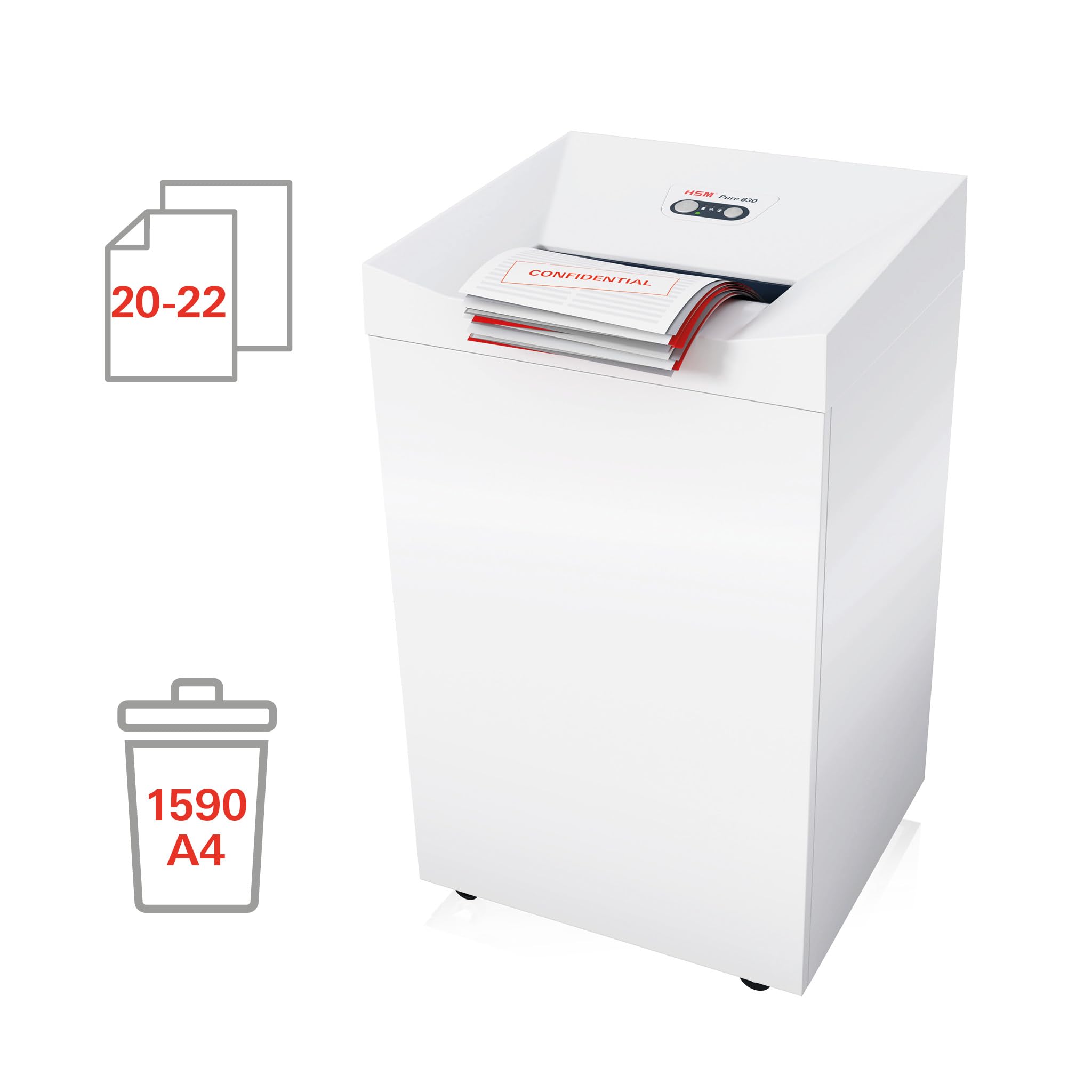 hsm-pure-630-aktenvernichter-partikelschnitt-p-4-22-blatt-130-l image 3