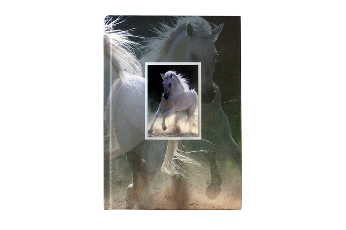 rheita-notizbuch-mit-wechselbild-pferd-a5-kariert-96-blatt image 1