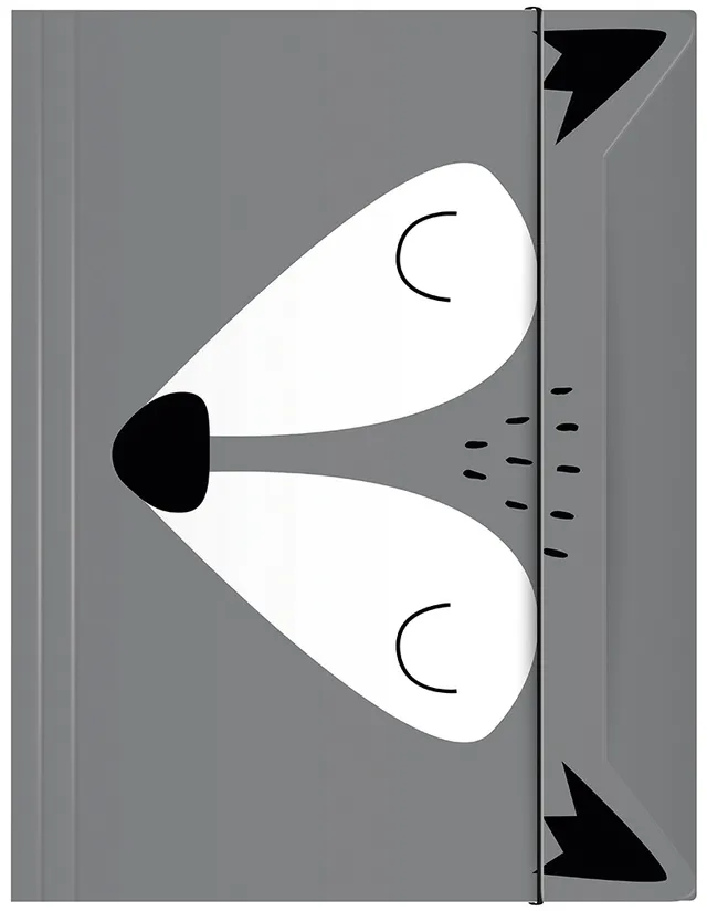 interdruk-sammelmappe-a3-bebe-friends-wolf-mit-gummizug image 1