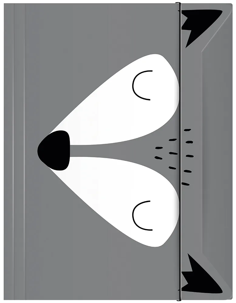 interdruk-sammelmappe-a3-bebe-friends-wolf-mit-gummizug image 1