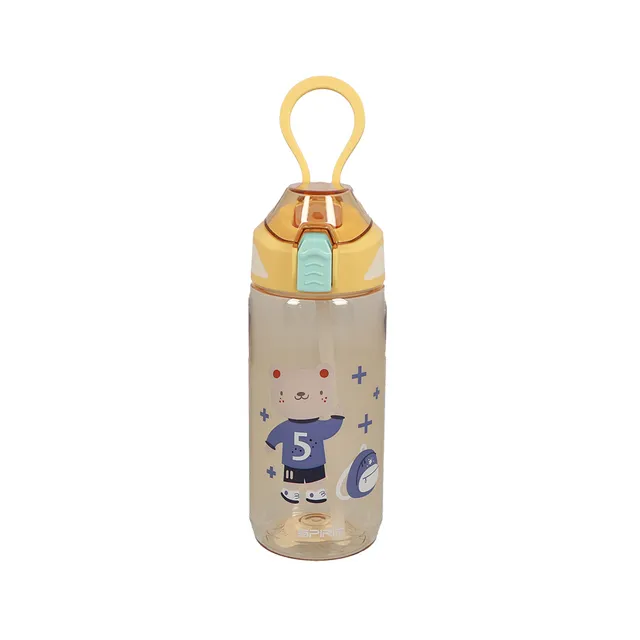 rheita-gataric-trinkflasche-kids-motiv-katze-gelb-570-ml image 1