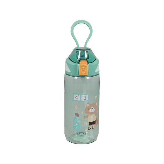 gataric-trinkflasche-kids-b-r-t-rkis-570-ml-mit-klappstrohhalm image 1