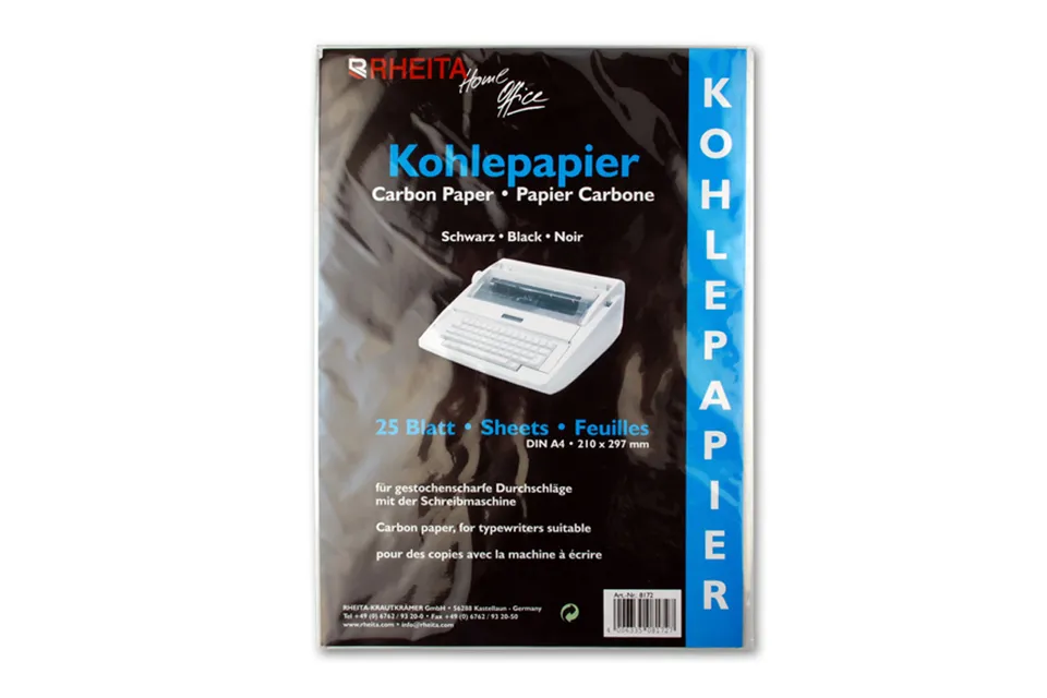 rheita-kohlepapier-a4-schwarz-25-blatt-mappe-f-r-kopien image 1