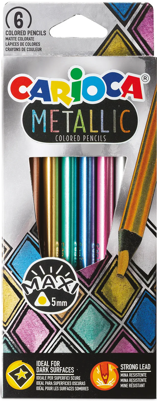 carioca-metallic-buntstifte-12-farben-f-r-schwarzes-papier image 1