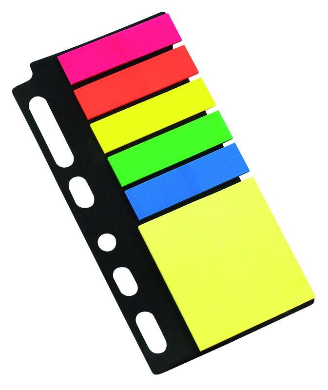 rheita-globalnotes-sticky-notes-folder-set-mehrfarbig-50x45mm-5x-12x44mm image 1