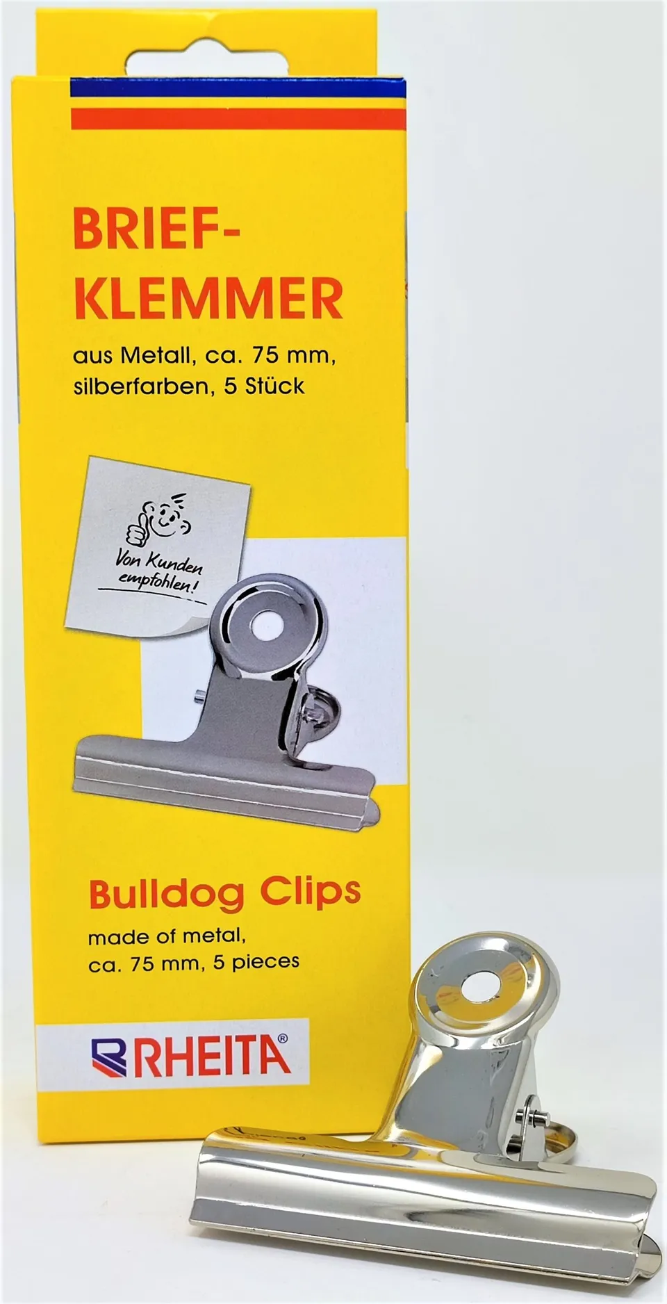 rheita-briefklemmer-metall-75-x-17-mm-silber-5-st-ck image 1