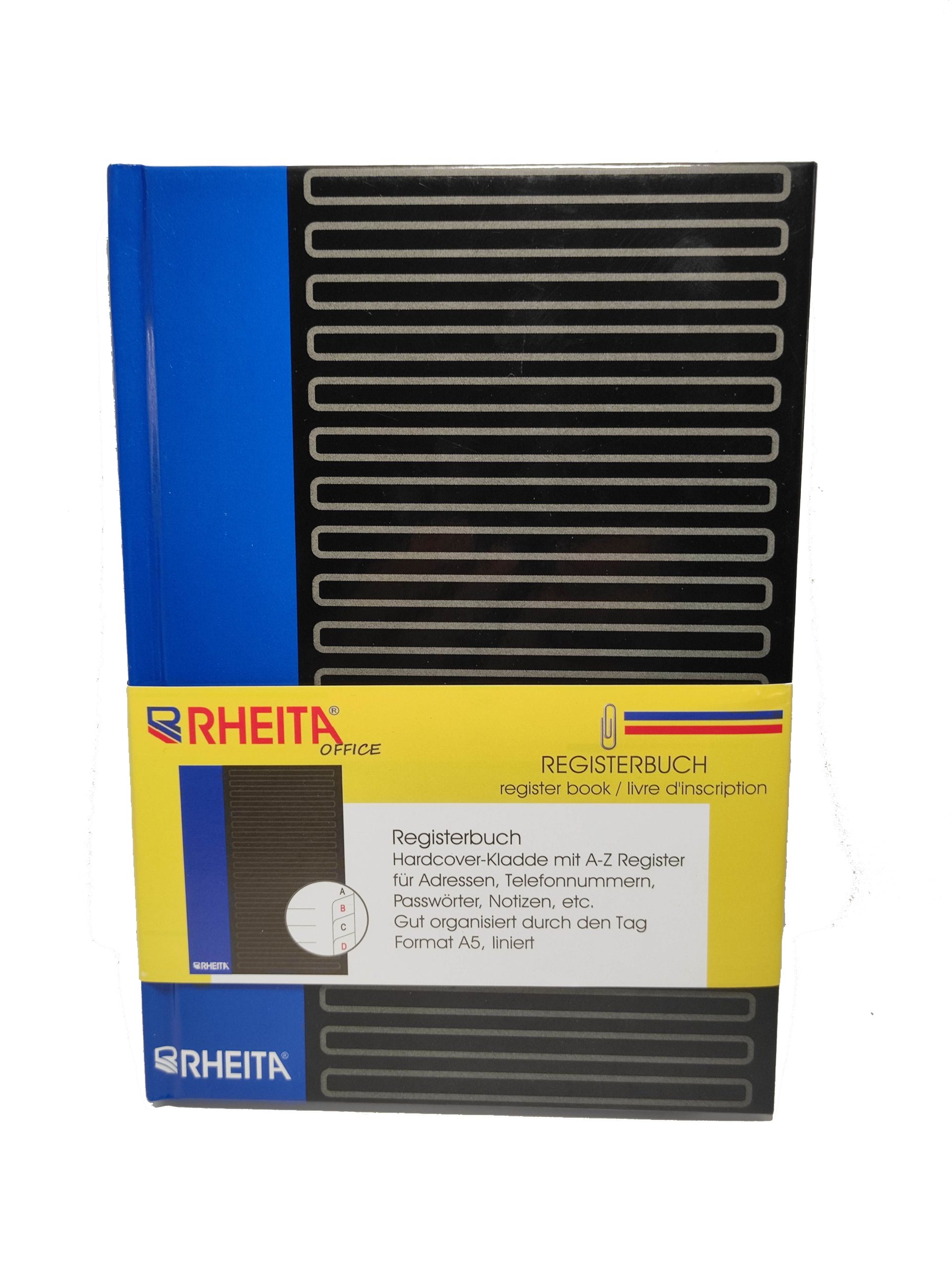 rheita-registerbuch-a5-a-z-96-blatt-liniert-90-g-m-fsc image 1