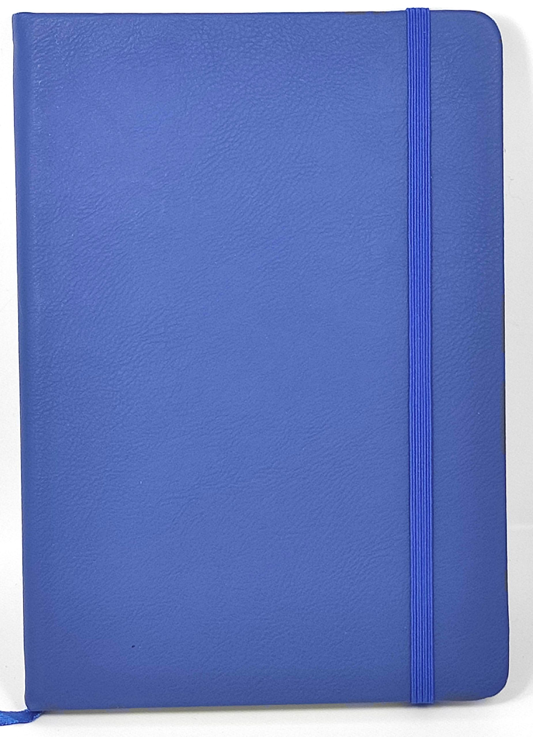 rheita-notizbuch-din-a5-dunkelblau-kariert-96-seiten-mit-leseband image 1