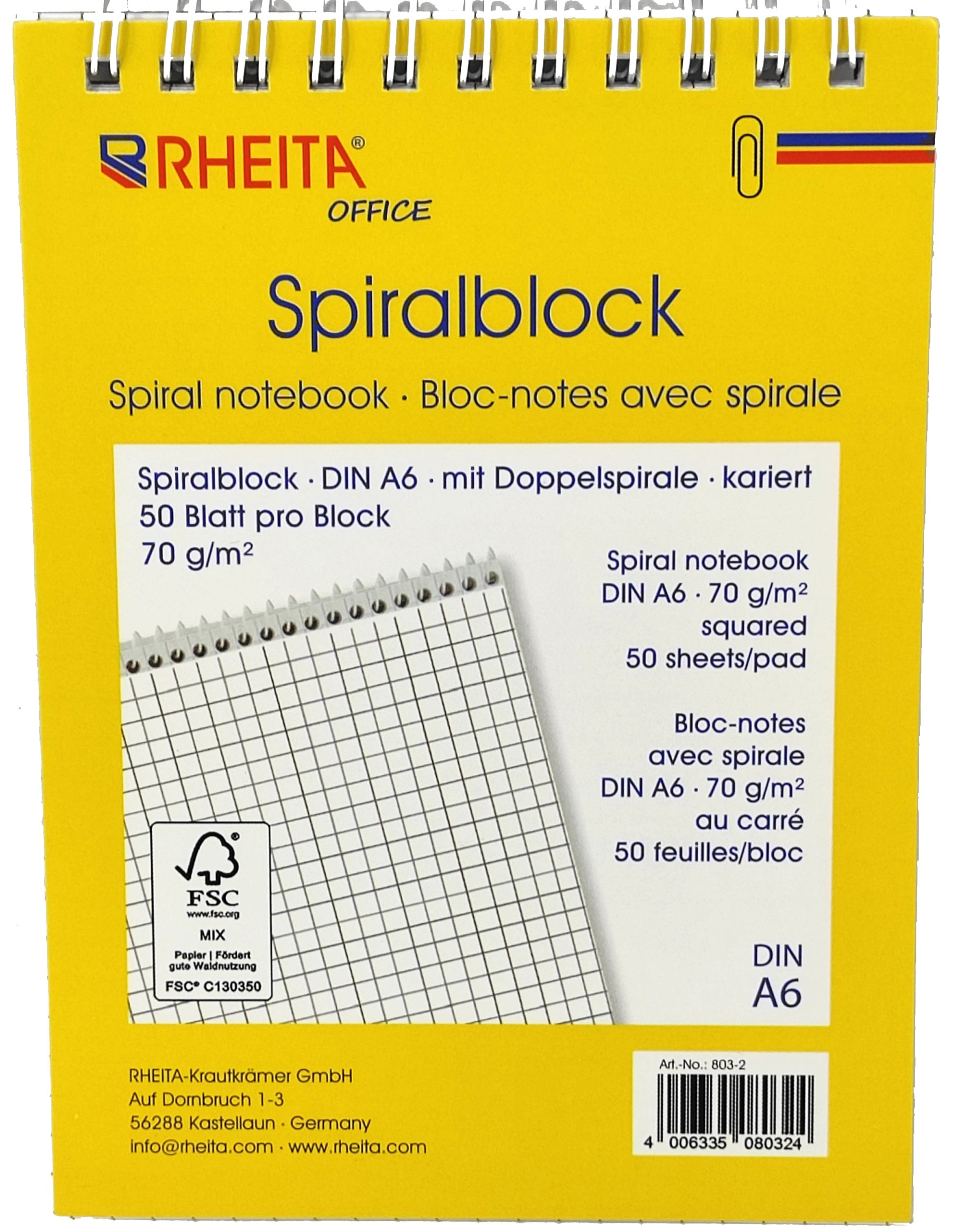 rheita-doppel-spiralbl-cke-a6-kariert-2er-pack-50-blatt-fsc image 3